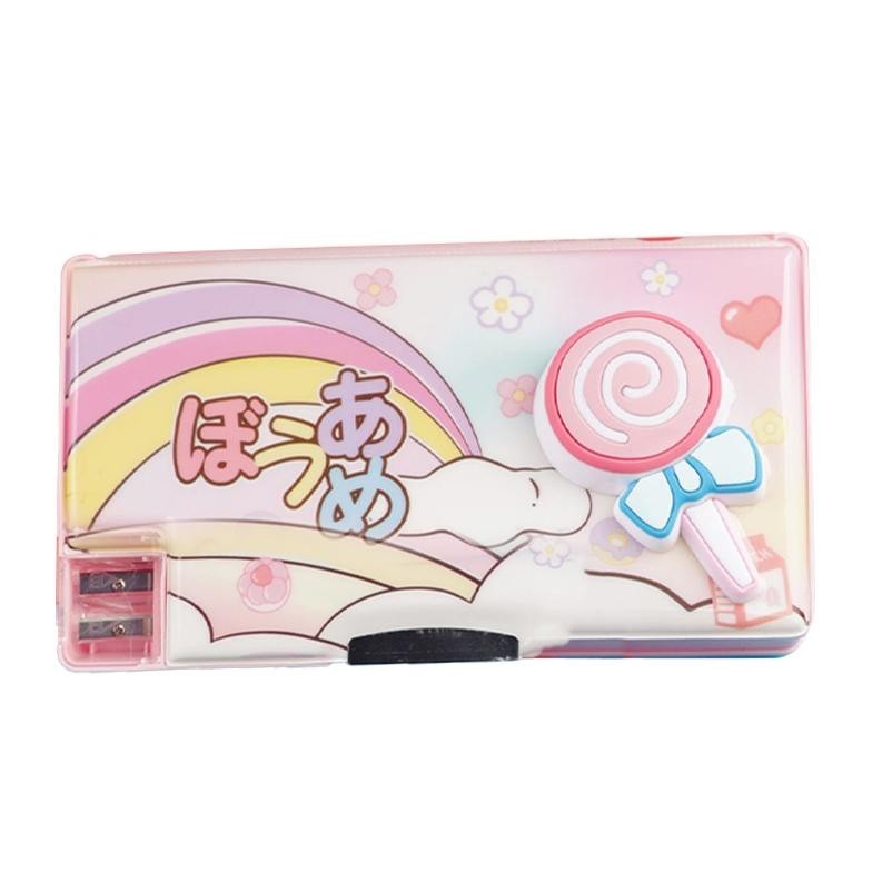 

Tempat Pensil Magnet Karakter 2 Sisi / Kotak Pensil Magnet