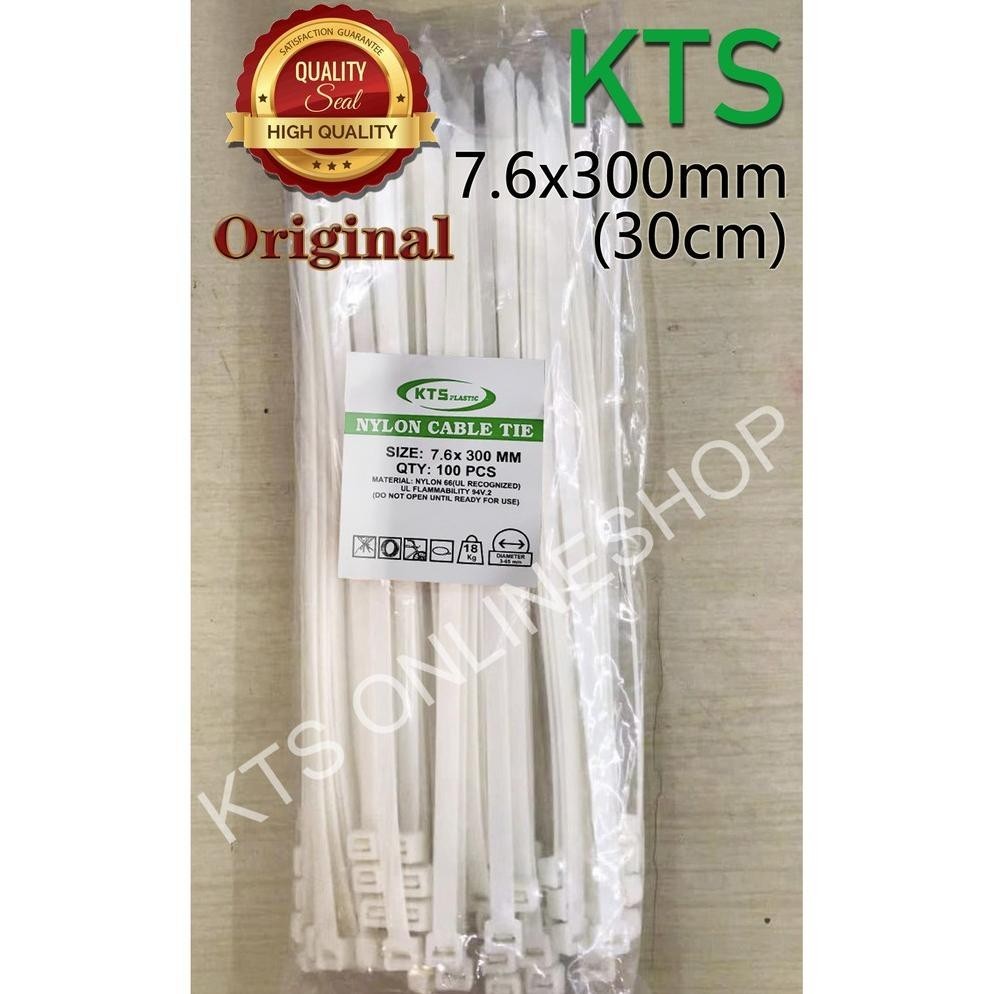 

Kabel ties 7.6x300mm Warna PUTIH/HITAM 1PACK Isi 100PCS