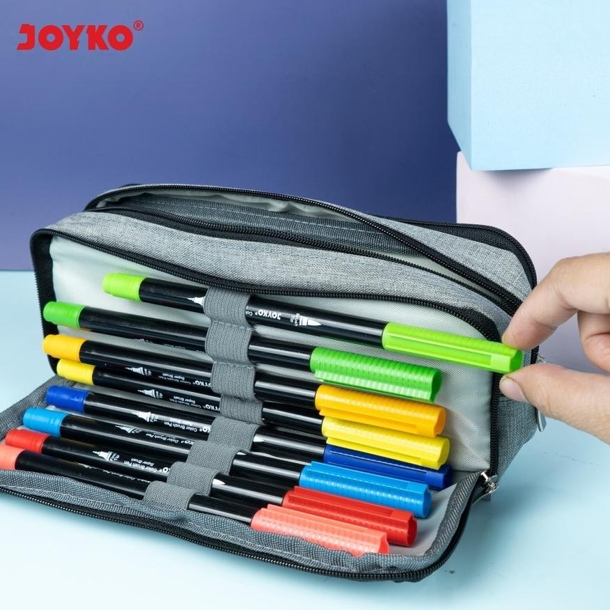 

Pencil Case / Tempat Pensil Kain 3 in 1 JOYKO PC-5006