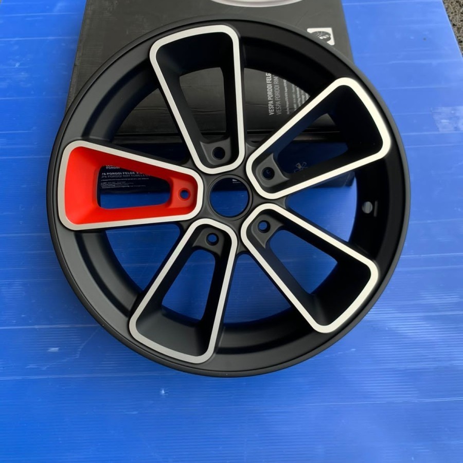 Velg Sip Pordoi 300-12 Red black utk Vespa Matix/ PX
