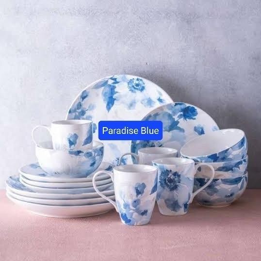 HARGA DISC - Dinner Set SANGO Paradise Blue