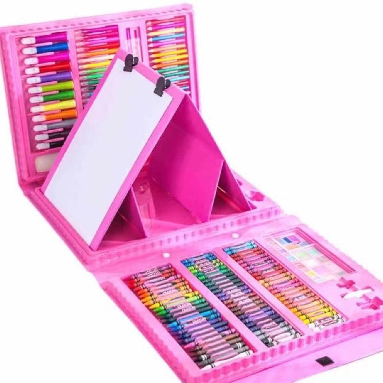 

BYP-27 [1800gr] T640 | Crayon Set 208pcs / Krayon Mewarnai Anak 208pcs / Pensil Warna Set 208pcs | Alat lukis Murah Sale