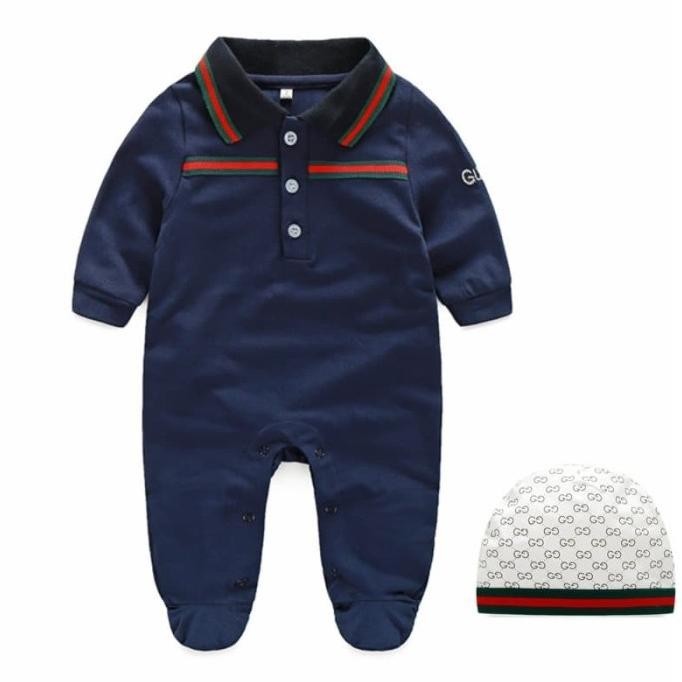 PROMO ROMPER BAYI gucci set 2 in 1 baju bayi jumper baby boy TERLARIS