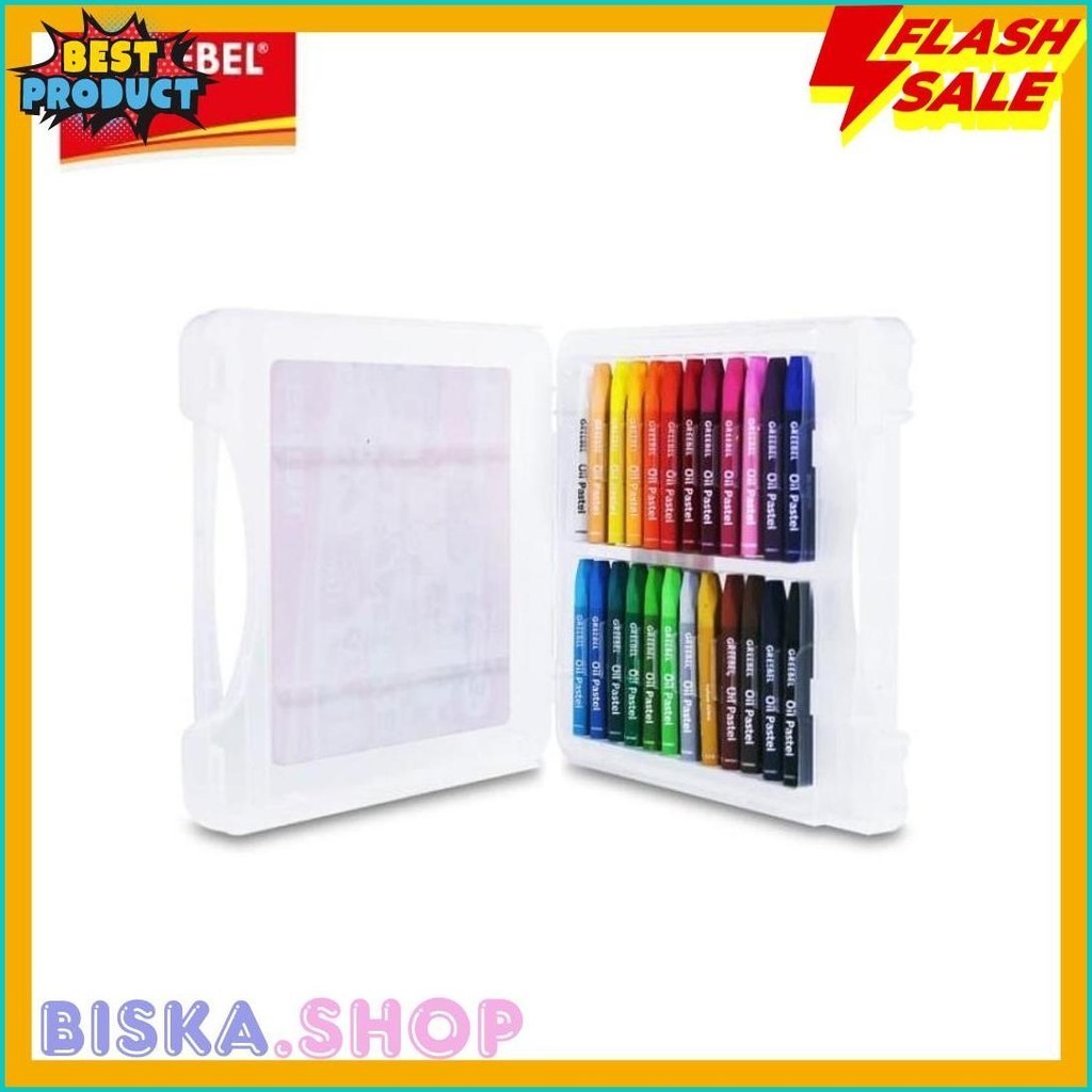 

Crayon Oil Pastel Krayon Greebel Kids 24 Warna (Cod)