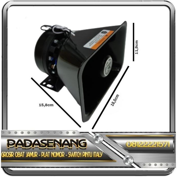 Toa Speaker Sirine Patwal/Toa Sirine/Toa Corong Kotak/Toa Patwal+++...