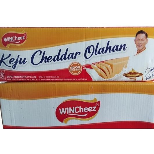 

Keju Wincheez Cheese Cheddar 2Kg Blo Processed Cheddar Winchiz Keju