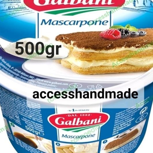 

Mascarpone Galbani 500Gr Tirasu Cheese Creamy Soft Dairy Bahan Kue