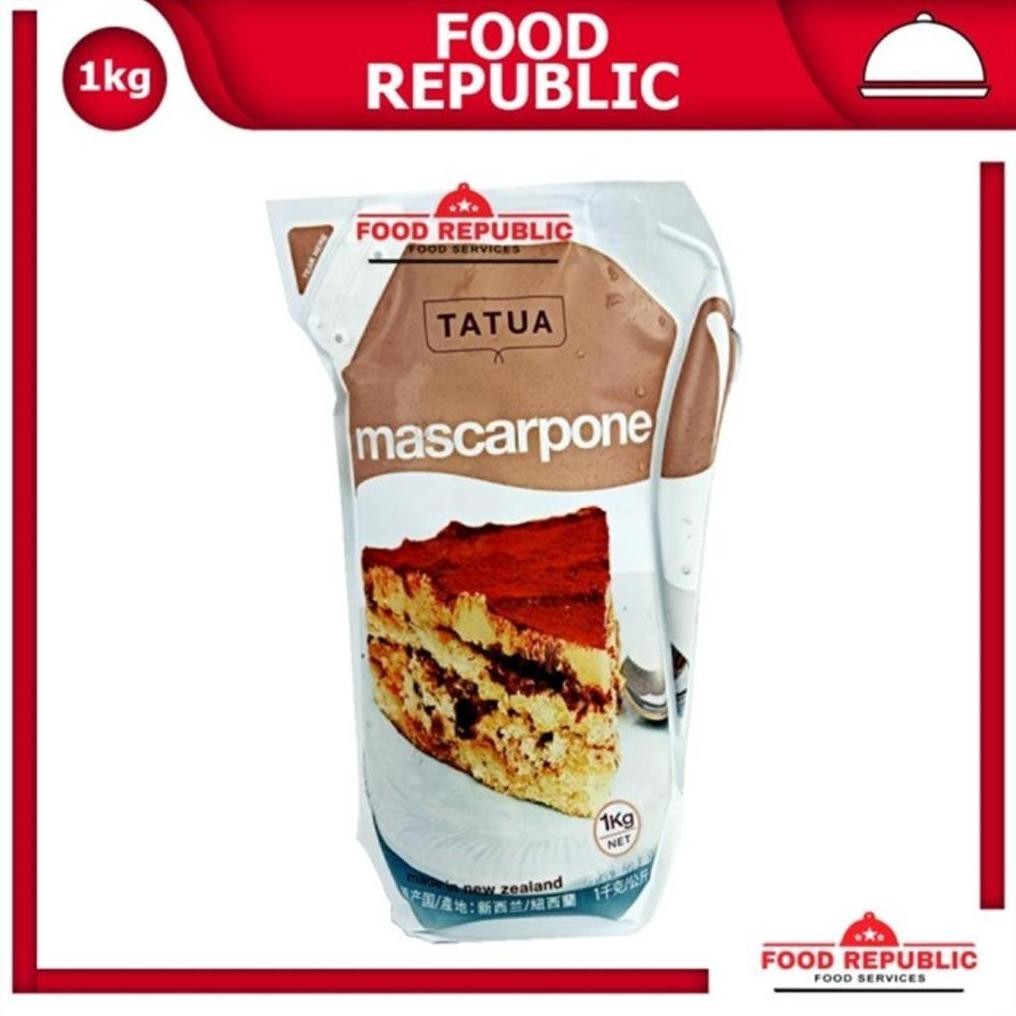 

(DISKON) TATUA MASCARPONE CHEESE 1 KG KRIM KEJU HALAL BAHAN TIRAMISU CHEESE CAKE