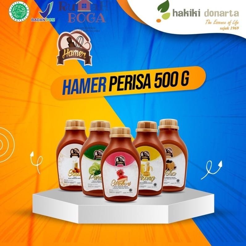 

(DISKON) Pasta Perisa HAMER 500 gr - Bahan Bahan Makanan Pokok Kue Baking