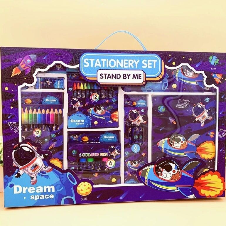 

Beli Lokal [Juallaris](Ktps.5)Kotak Pensil Sett / Study Set Stationery Set Alat Tulis Sekolah Anak Set Atk Motif BisaCod