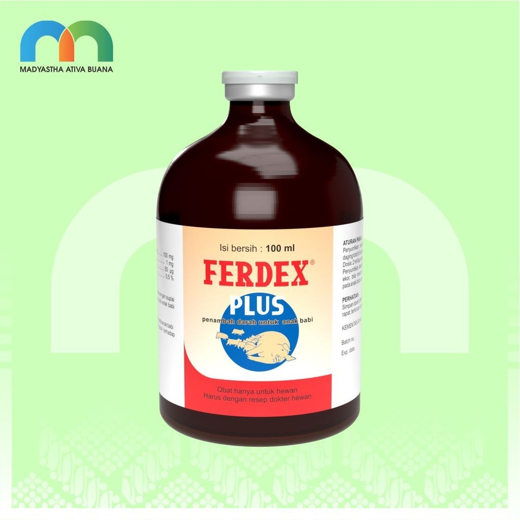 Ferdex Plus 100 Ml Medion Antianemia Hewan Besar