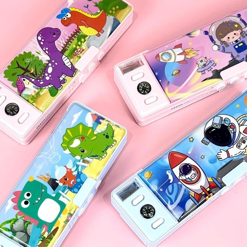 

d-54 BOS Kotak Pensil Magnet Kode/Pencil Case Kode/Kotak Pensil Password Original