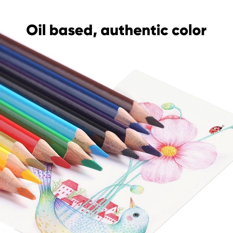 

aq-54 Giorgione Oil Pensil Warna 12/24/36/48/72/120 Warna G-MT Berkualitas