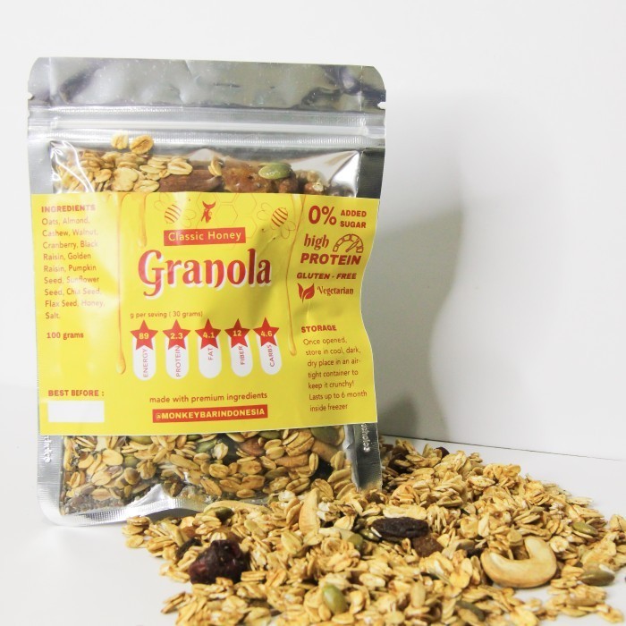 

Monkeybar - Granola Classic Honey K02