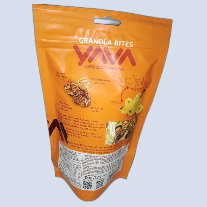 

YAVA GRANOLA CHOCOLATE BANANA 125gr K02