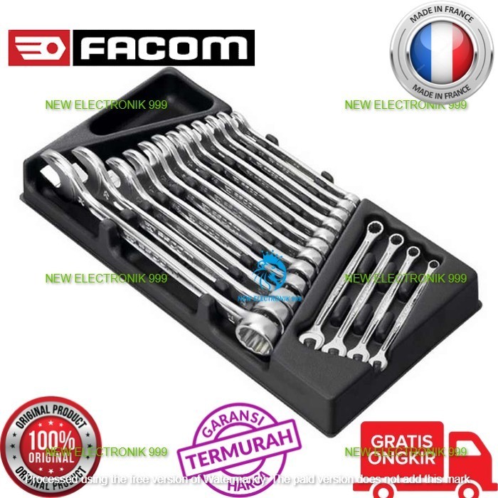 FACOM COMBINATION WRENCH SET (16) MOD.440-1PB FM0004293