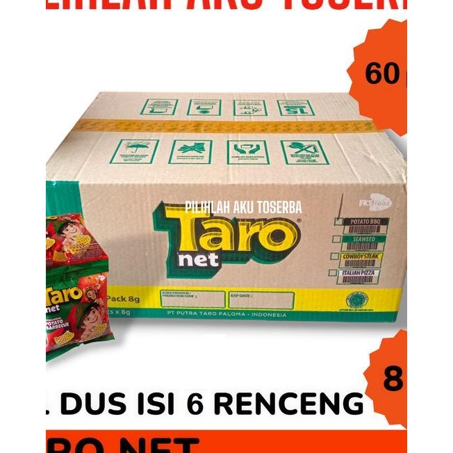 

Taro Net Sna Po Bare Bbq 8 Gr Renceng - ( Harga 1 Dus )