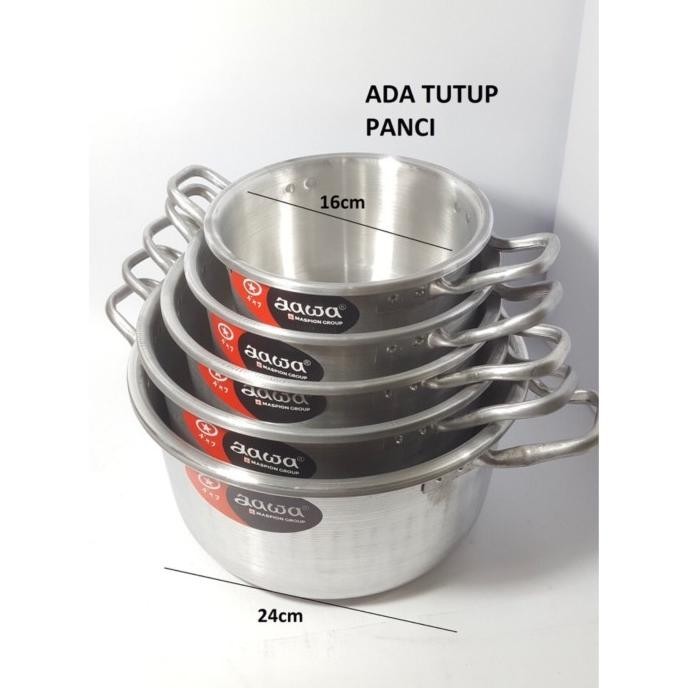 HARGA DISC - MASPION PANCI JAWA SET 5PCS/ PANCI ALUMINIUM 16-24CM / DANDANG