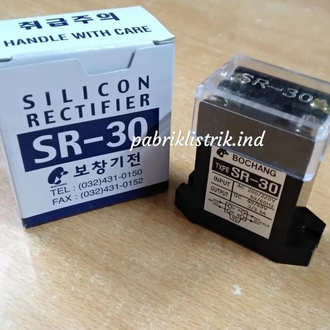[ Bv ] Brake Rectifier Crane Sr 30 Sr30 Sr-30 Bochang Korea Bukan Kacon  Ready