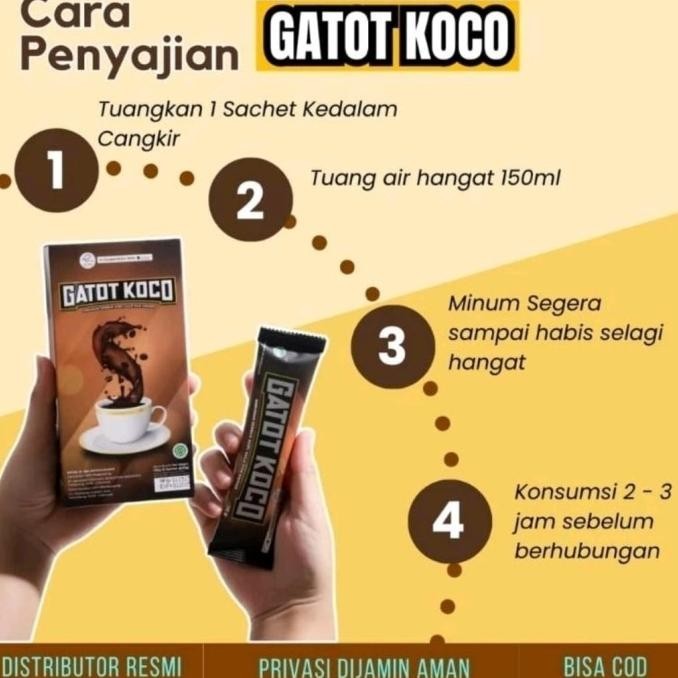 

Silahkan Gan Kopi Gatot koco 1 Box isi 5 sachet untuk stamina pria Bpom