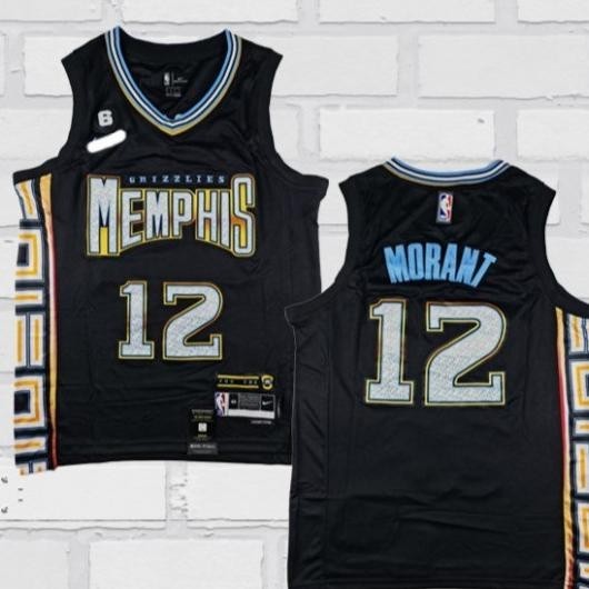 Baju Jersey Basket Swingman Nba Ja Morant Memphis Grizzlies City Edt23