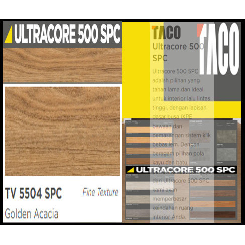 Taco Ultracore 500 Spc Luxury Vinyl Flooring Tv 5504 - Golden Acacia #10c