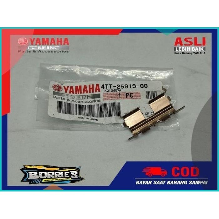 Klem diskpad depan Fizr Scorpio Nouvo Jup Y125z asli YGP 4TT-25919-00