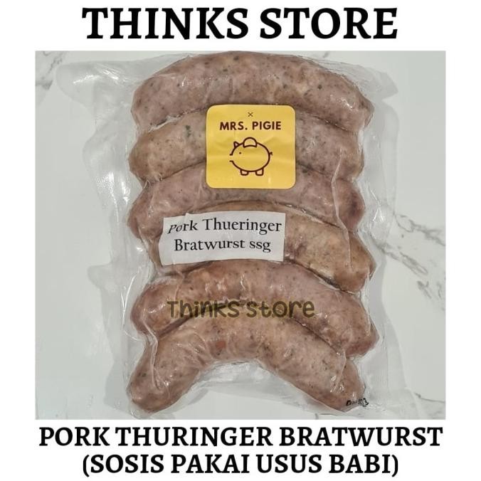 

PORK GERMAN THURINGER SAUSAGE MRS.PIGIE - SOSIS JERMAN PREMIUM