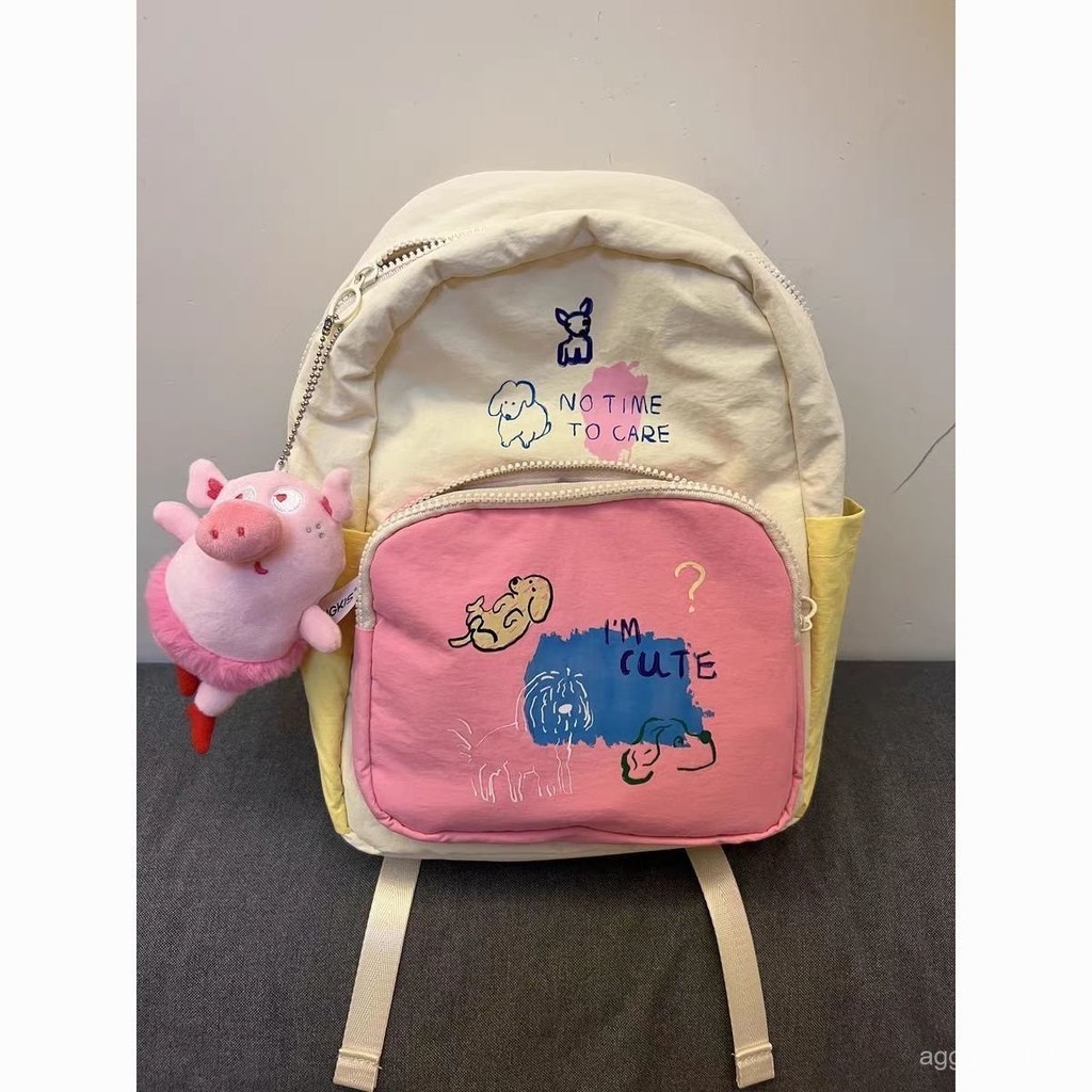 Tas ransel anak Motif Puppy Tas Bahu Pola Kartun Tas Sekolah Anak Kecil Yang Lucu/Bacpack Wanita