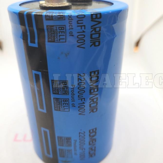 Elco 22000Uf 100V Bgr Bombardir Capacitor Kapasitor
