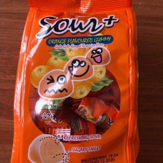 

Permen Asam Lot 100 Sour + Gummy Orange / Permen Kenyal 25Pcs (100Gr)