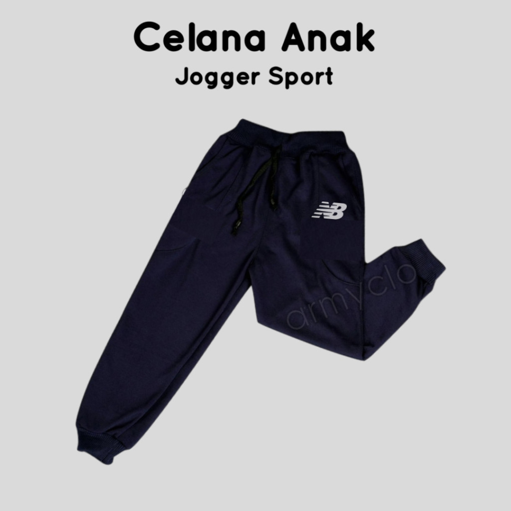 Joger Anak Trening Sport Lari-Lari Senam Kekinian Celana Gratis Ongkir Jogger Keren Unisex Joging Ce