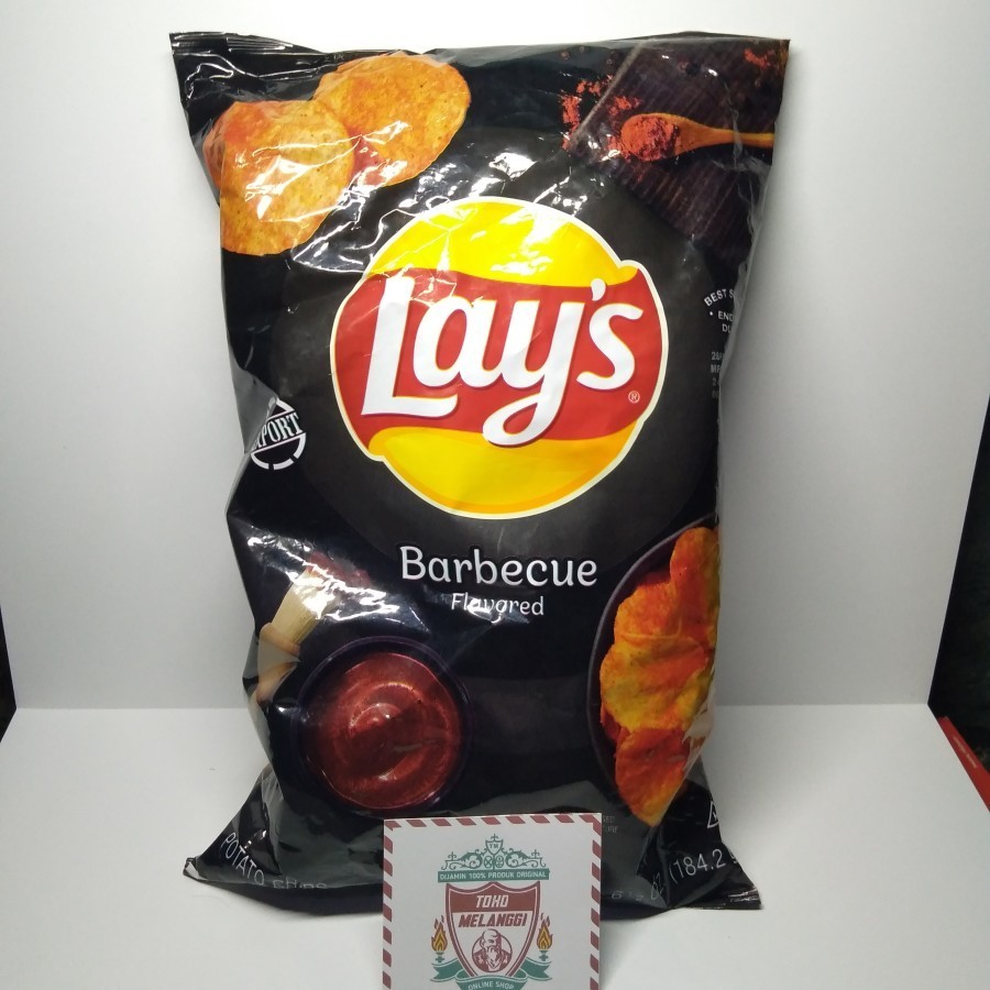 

USA Lay's Lays Potato Chips Barbecue | Keripik Kentang Rasa Bbq 184 gr