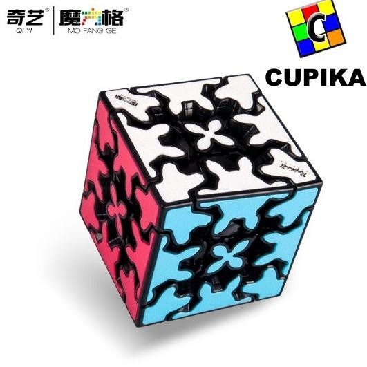 Spesial Rubik 3X3 Qiyi Gear Cube 57Mm Black Based Tile Blackbase Termurah Asli Original Baru Garansi