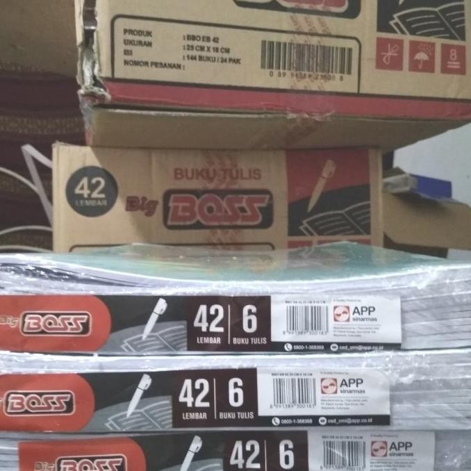

Buku Tulis Bigboss 42 Lembar