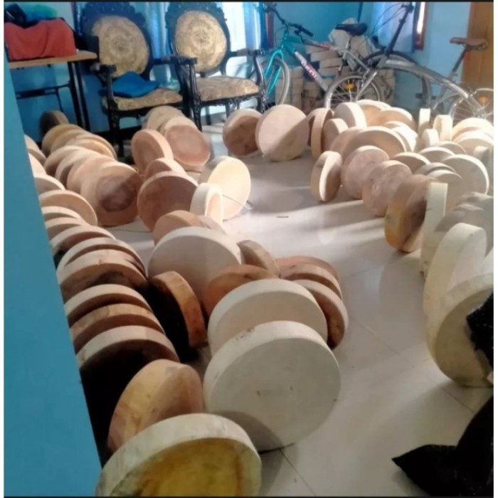 50 Cm Talenan Kayu Asem Asli/Talenan Bulat/Talenan Daging/Talenan Kayu
