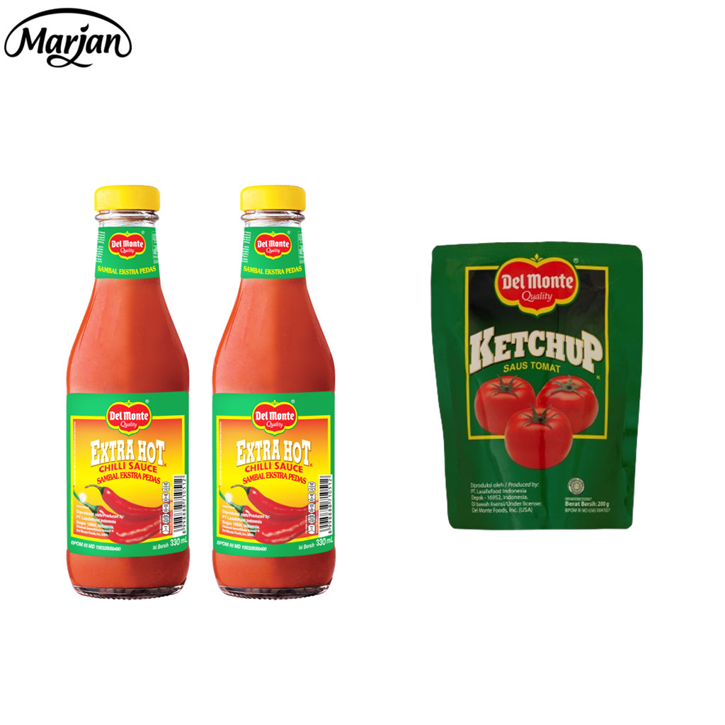 

Buy 2 Delmonte Extra Hot Botol 330ml free Delmonte Tomato Standing Pouch 200g