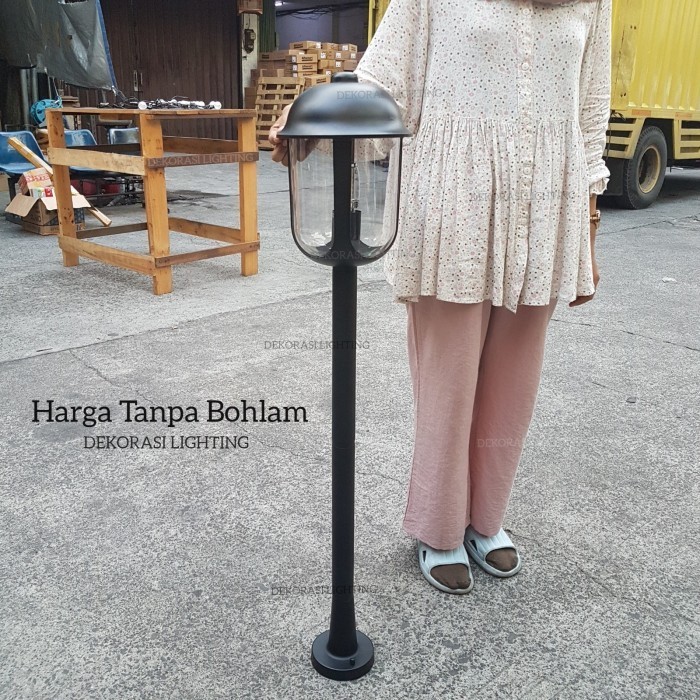 Lampu Standing Minimalis 100Cm Stand Lamp Waterproof Outdoor Taman Lampu