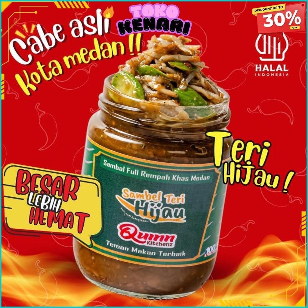 

Quinn Of Spicy Teri Hijau Pete - Sambal Pedas By Kitchen Medan Original Produk