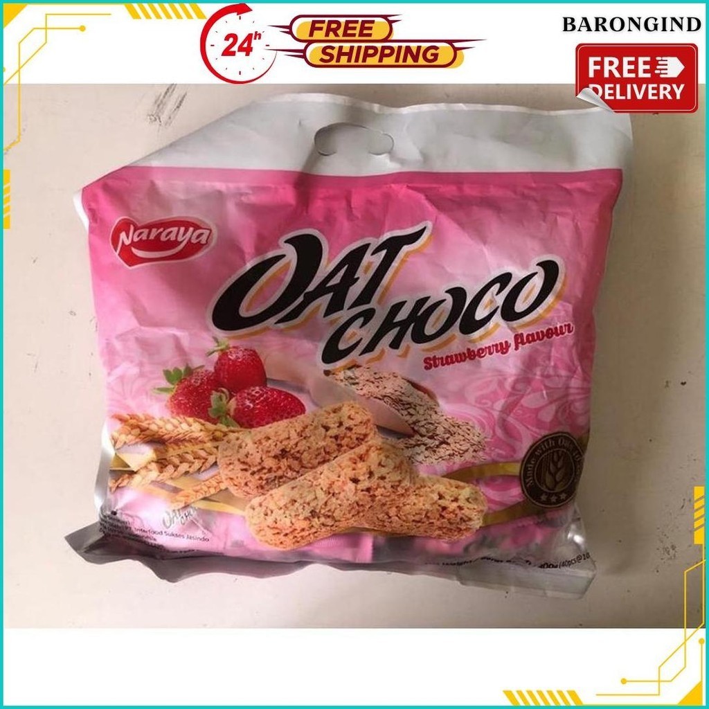 

Naraya Oat Choco/ Snack Oat/ Chocolate/ Vanilla/ Pandan/ Ubi / Green Tea 400G Terlaris