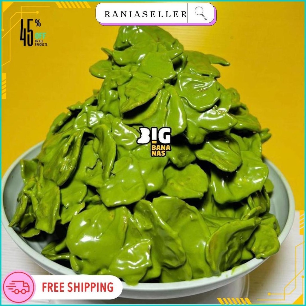 

Keripik Pisang Matcha Lumer 250Gram | Big Bananas Termurah Banget