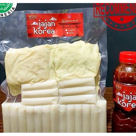

Paket Hana Topoki / Tteokbokki / Topokki / Rice Cake, Odeng & Saos