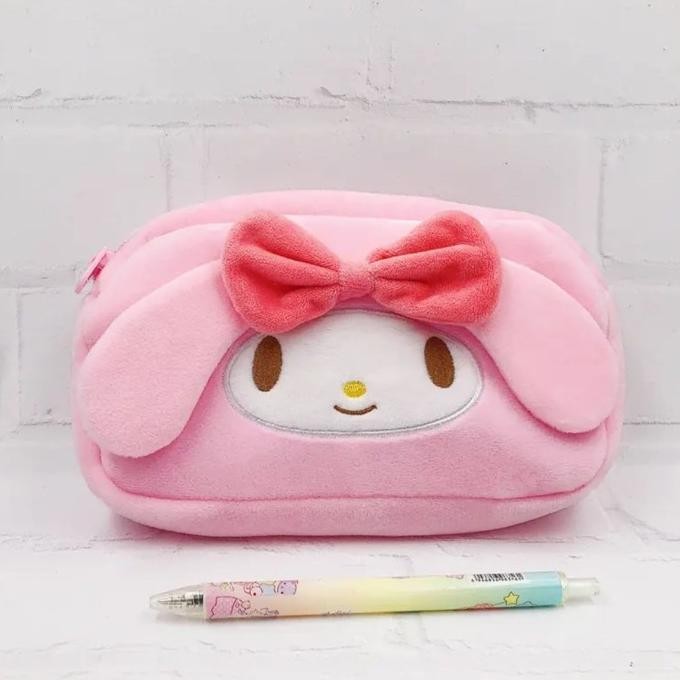 

Fur pencil case sanrio melody cinnamoroll kotak pensil tempat makeup