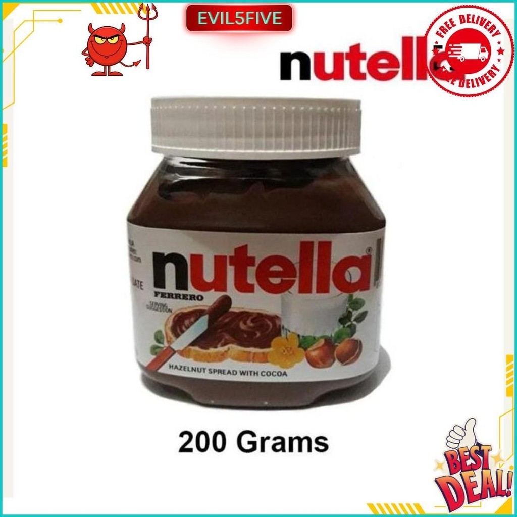 

Selai Coklat Nutella 200 / 350 Gram Original Produk