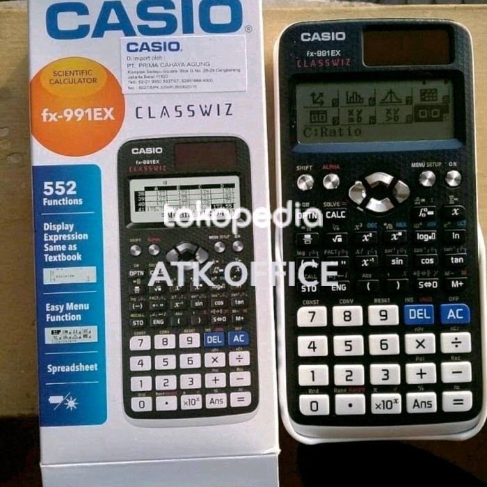 

Ready Kalkulator Casio Fx 991 ex scientific calculator kuliah ORIGINAL