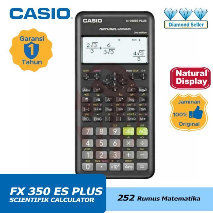 

Ready CASIO Scientifik FX-350 ES Plus