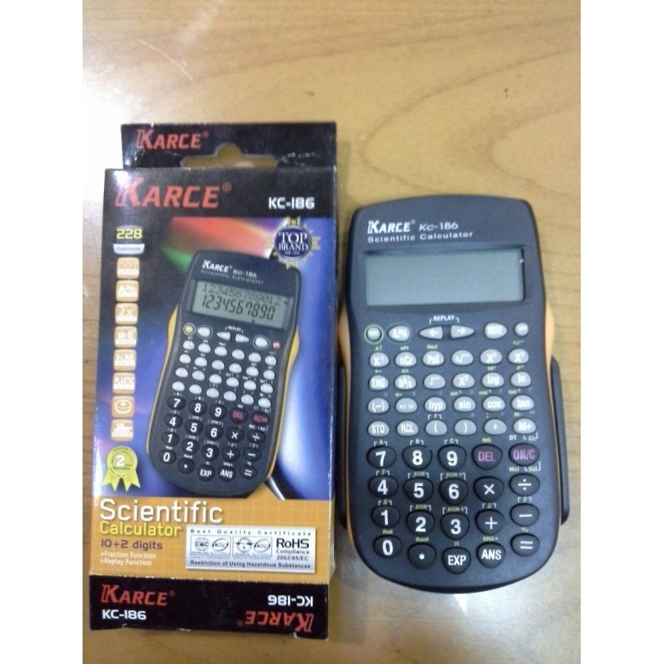 

Ready CALCULATOR SCENTIFIC, KARCE KC -186 (10+2 digits)