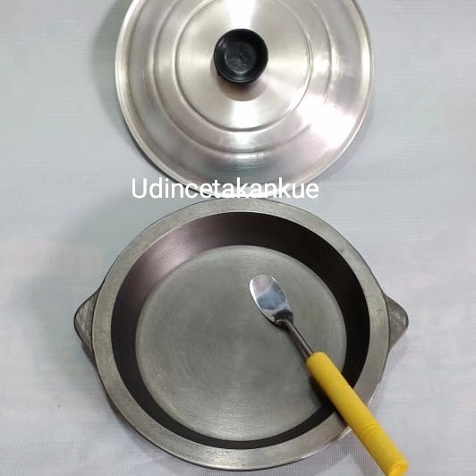 Kuali Wajan Martabak Manis 16Cm Free Tutup + Sodet Mini