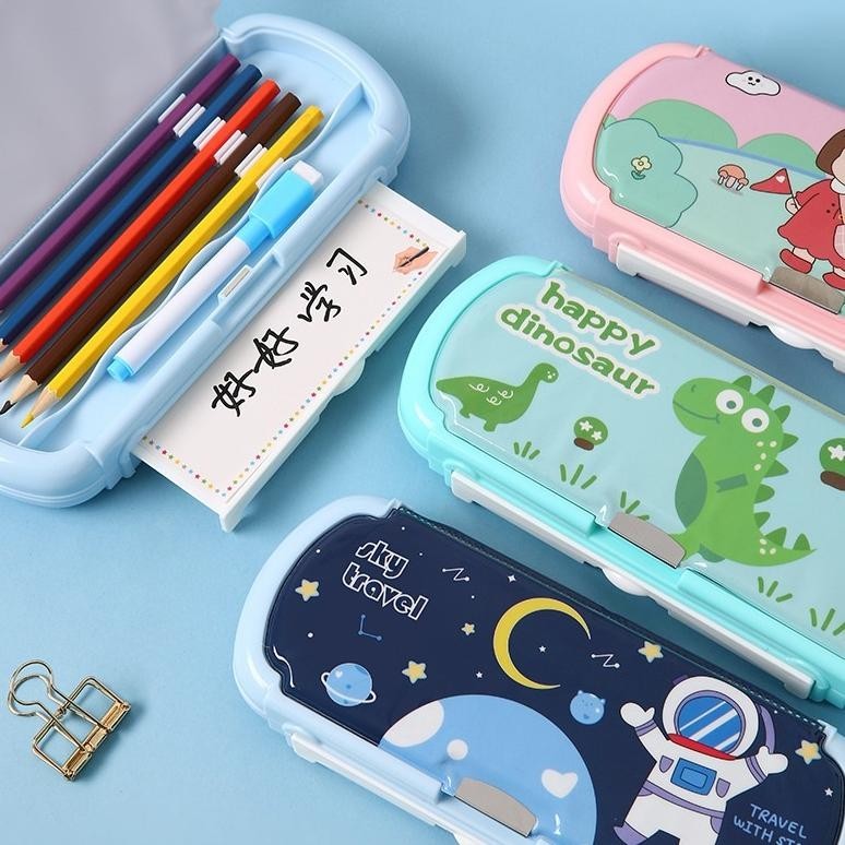 

jg-56 Matougui Tempat Pensil Multifungsi Motif Untuk Anak Kotak Pensil Pola Kartun Lapisan Ganda dan Tunggal dengan Terlaris