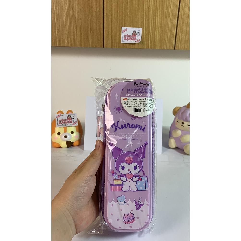 

gd-12 Kuromi, My Melody Pencil Case Plastik Box/ Tempat Pensil Sanrio Murah/ IIGEN YZ9865 YZ9863 Viral